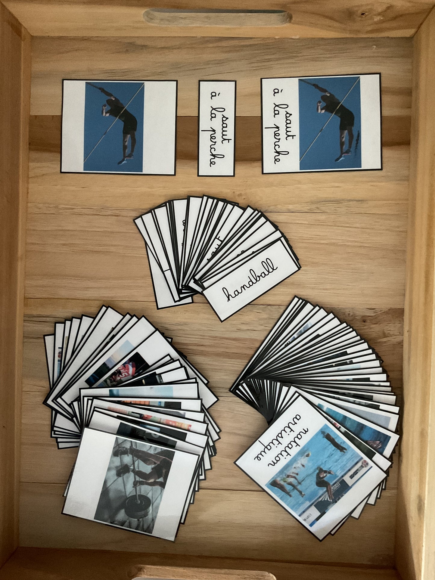 Cartes de nomenclature des sports