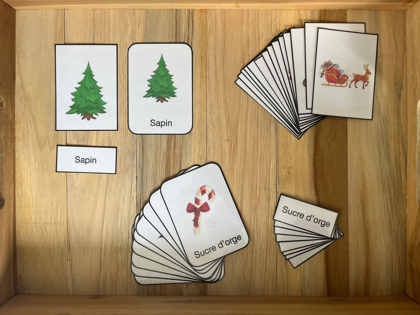 noël: carte de nomenclature