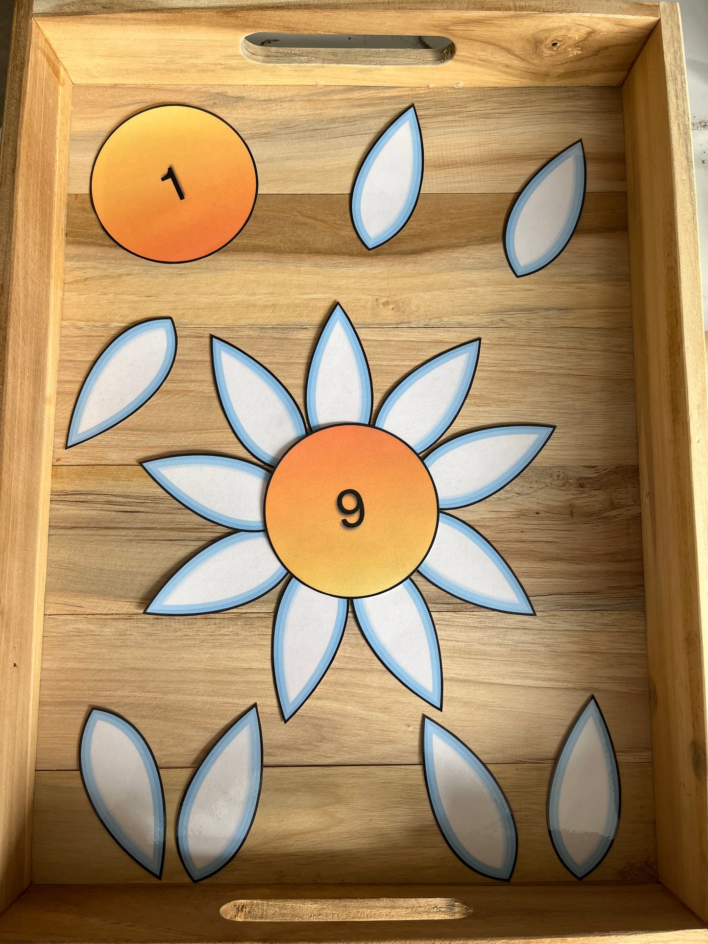 Pétales de chiffres