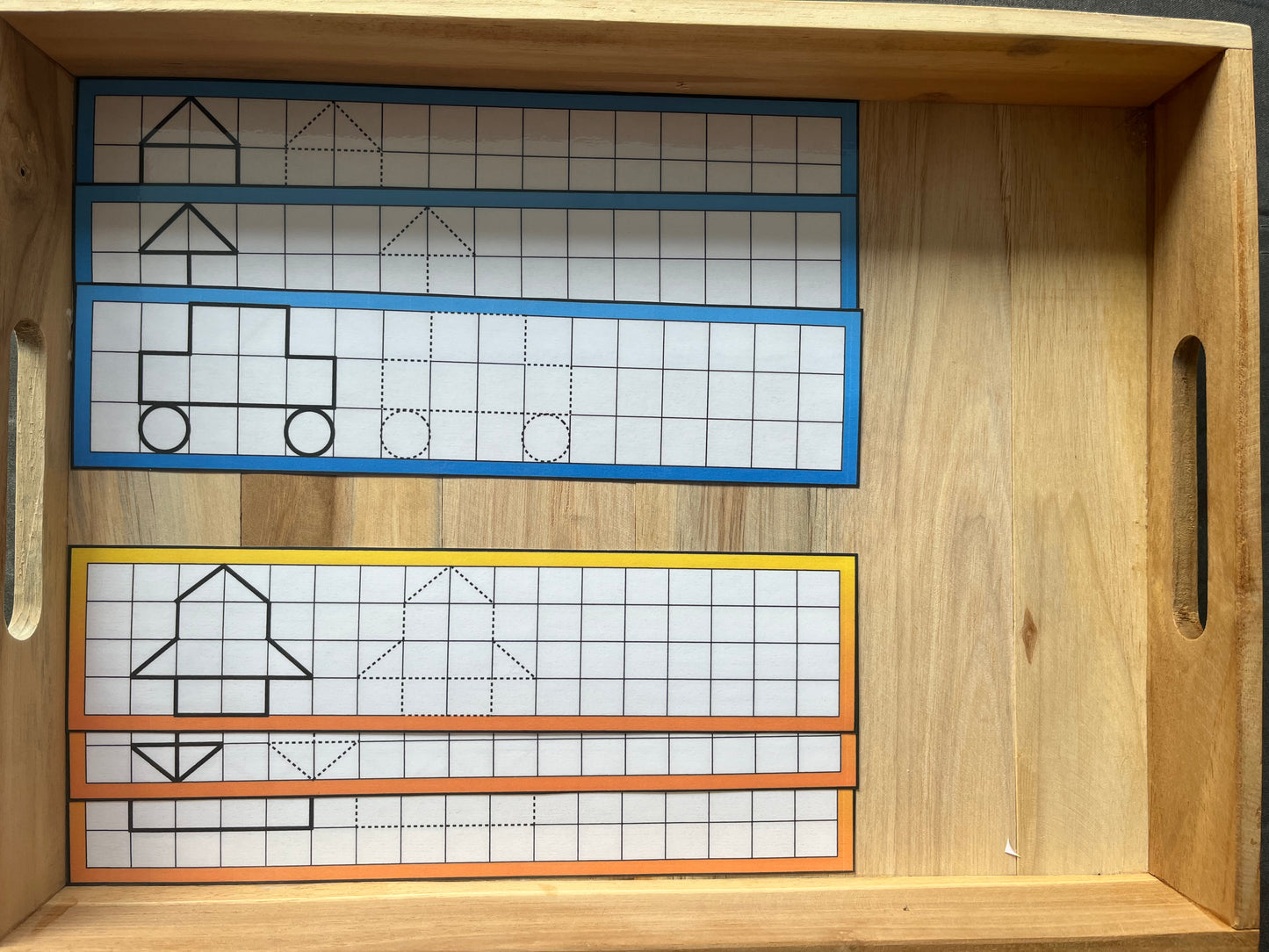 Dessins sur quadrillage