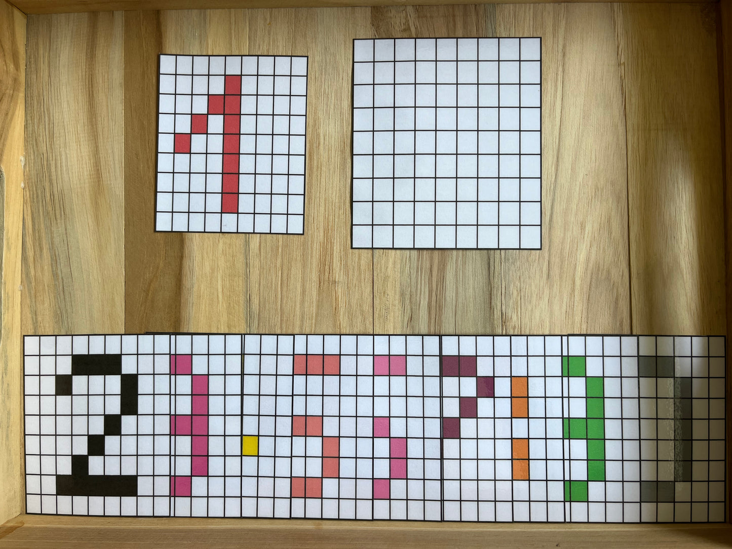 Pixel art des chiffres