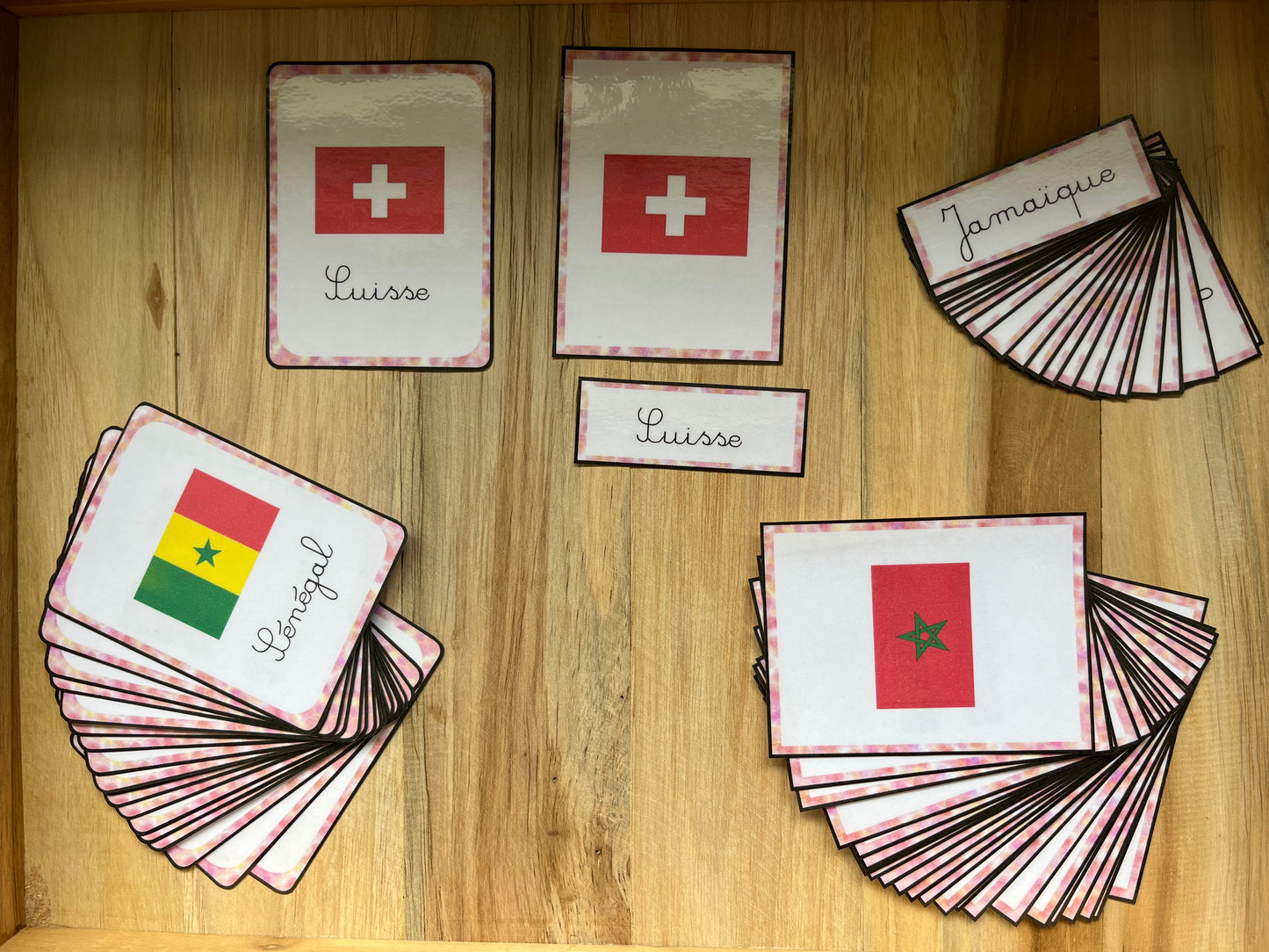 Cartes de nomenclature des pays