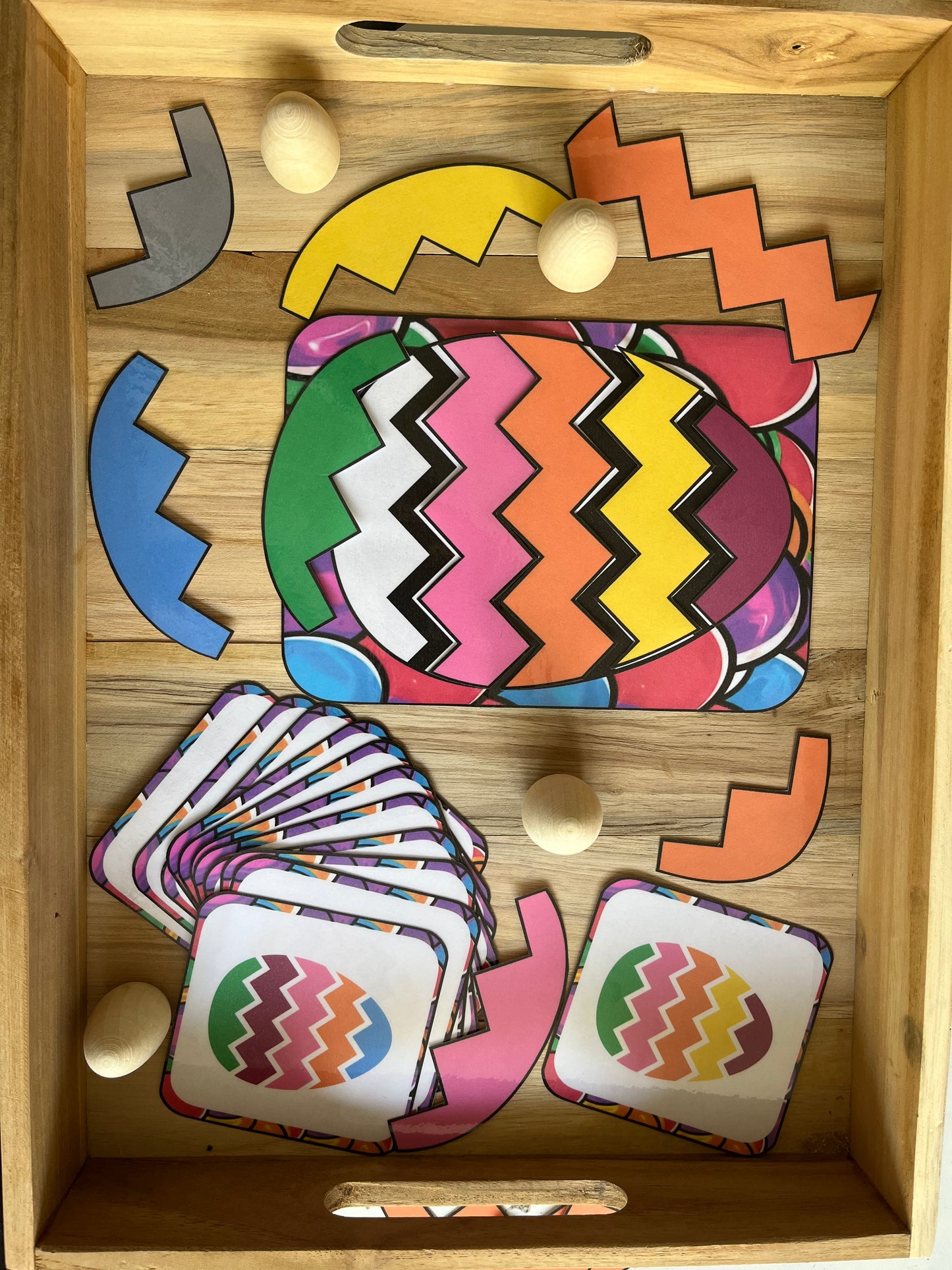 oeufs de pâques en couleurs