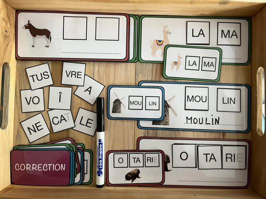 Cartes mots et syllabes