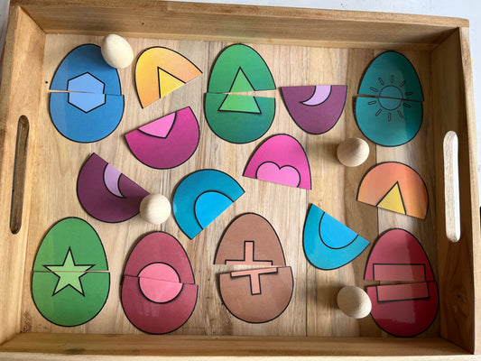 Oeufs de pâques en couleurs