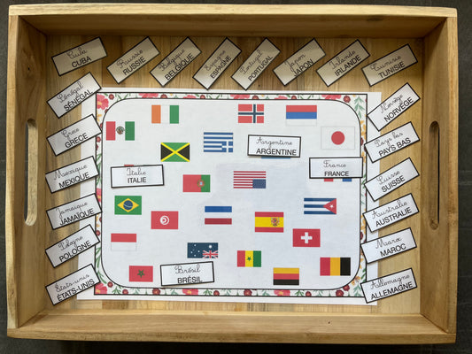 Cherches et trouves les drapeaux