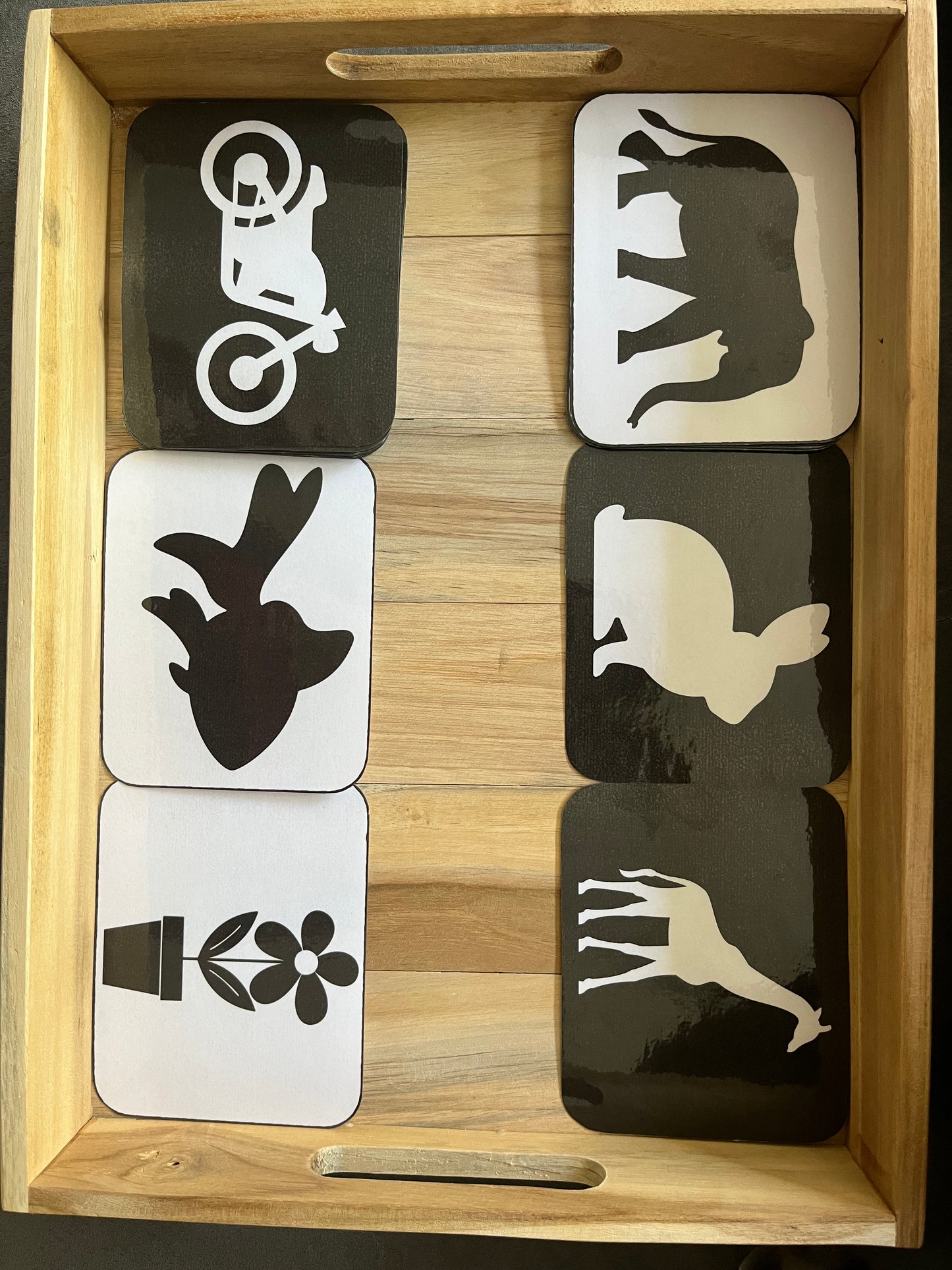 Cartes en noir et blanc