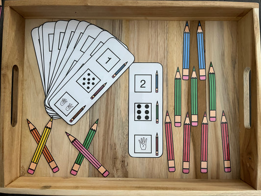 Les chiffres en crayon