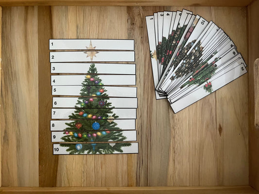 noël: suite de chiffre de sapins