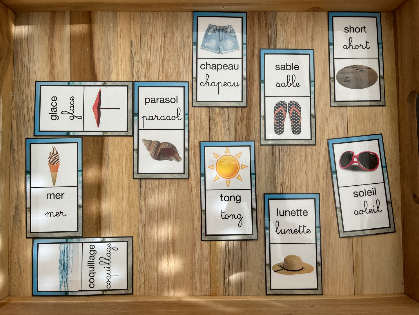 Dominos mots/images été