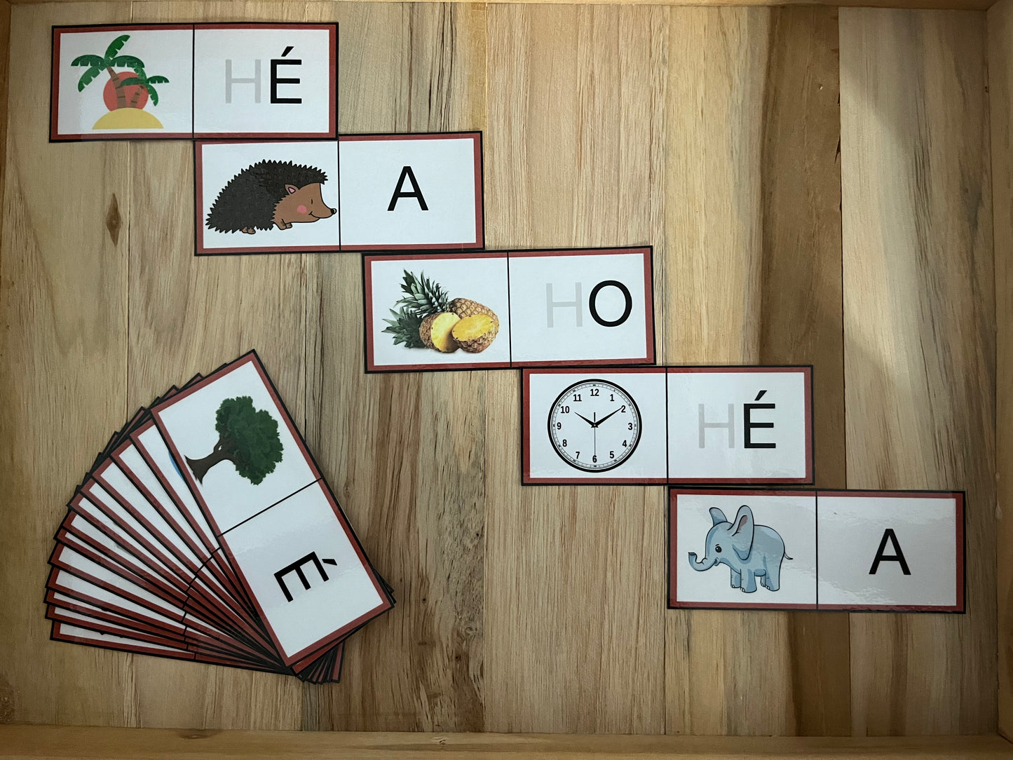 Dominos des syllabes 1 lettres