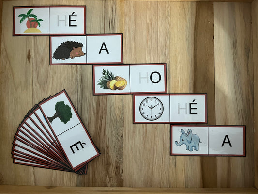 Dominos des syllabes 1 lettres