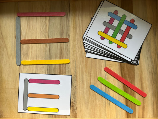 Batonnets en couleurs