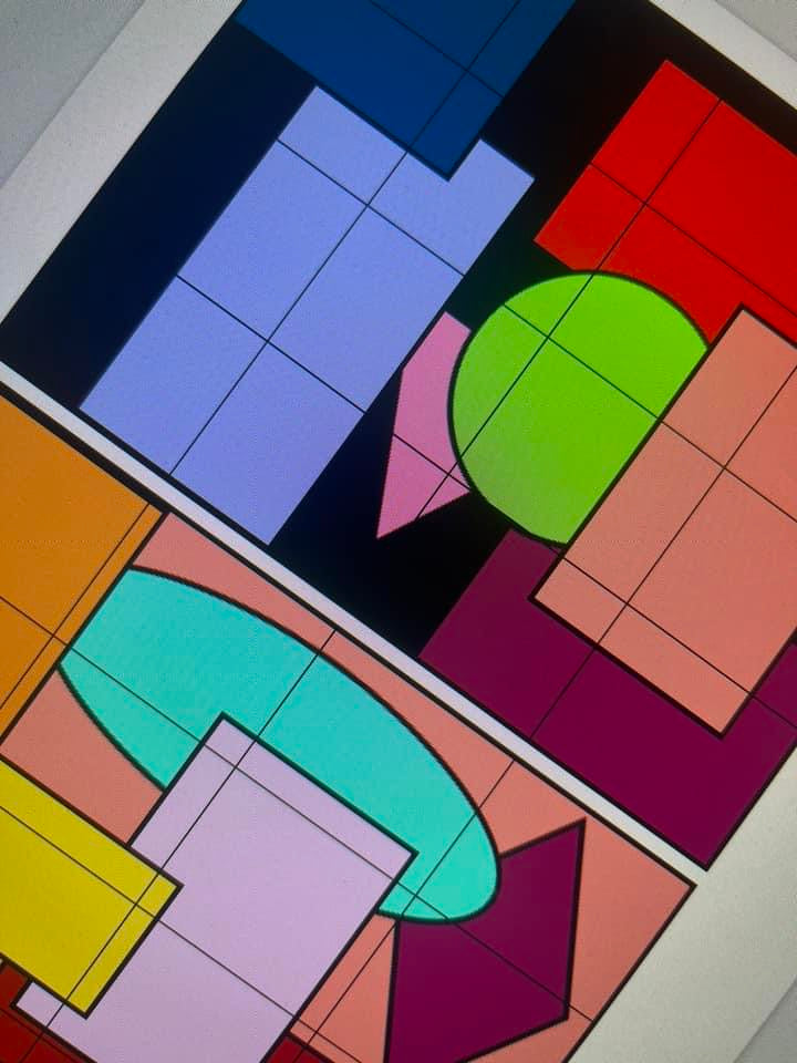 Puzzle forme avec modèle